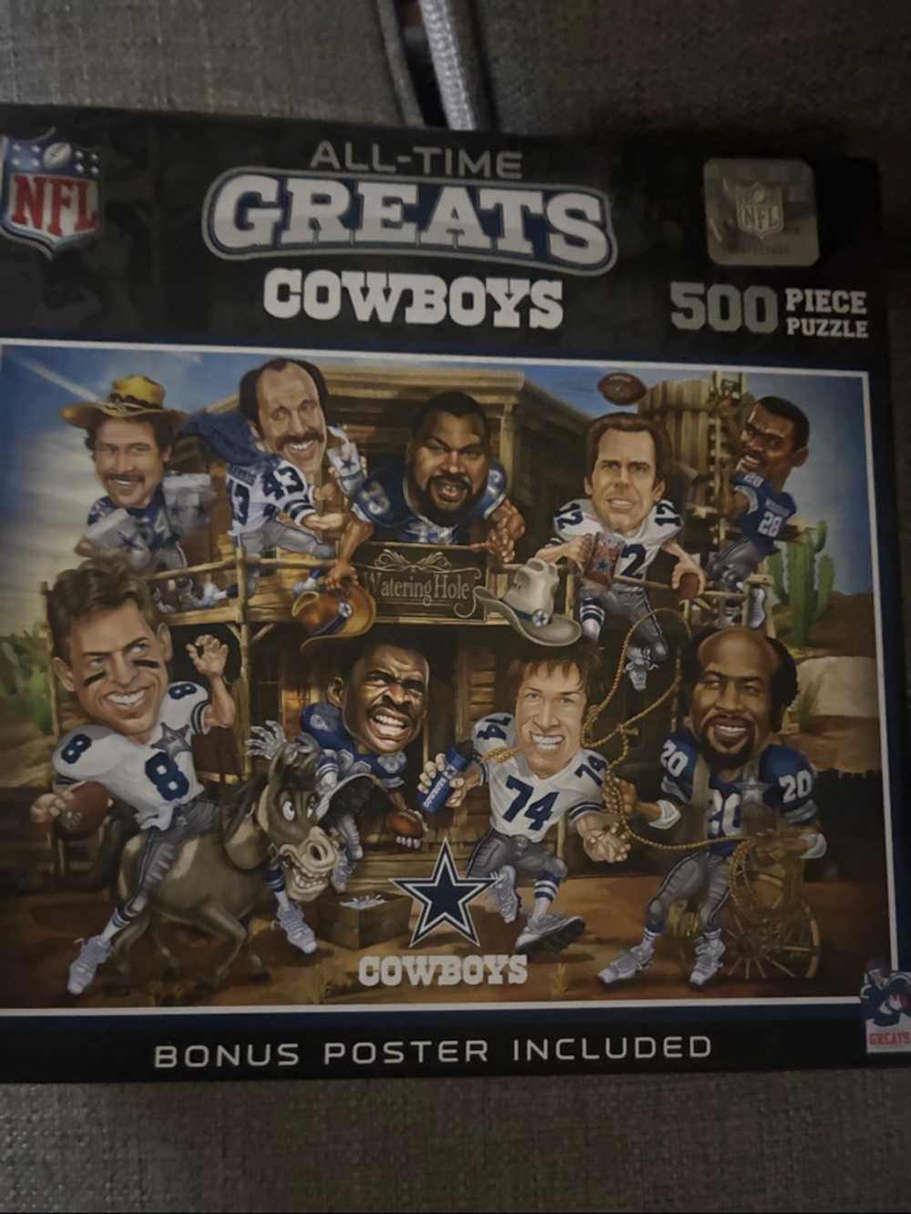 NFL All-Time Greats Cowboys 500-Piece Puzzle - Blue